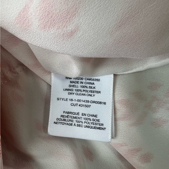 Joie Diega 100% Silk Self Tie Halter Neckline Mini Dress, Orange White, M - Picture 9 of 9